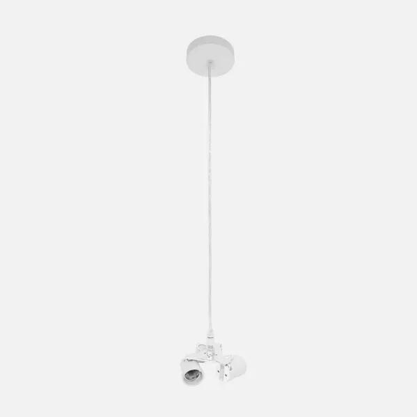 Arm. Pendant light Cara 3xe27 White M10 Regx10x10 Cm