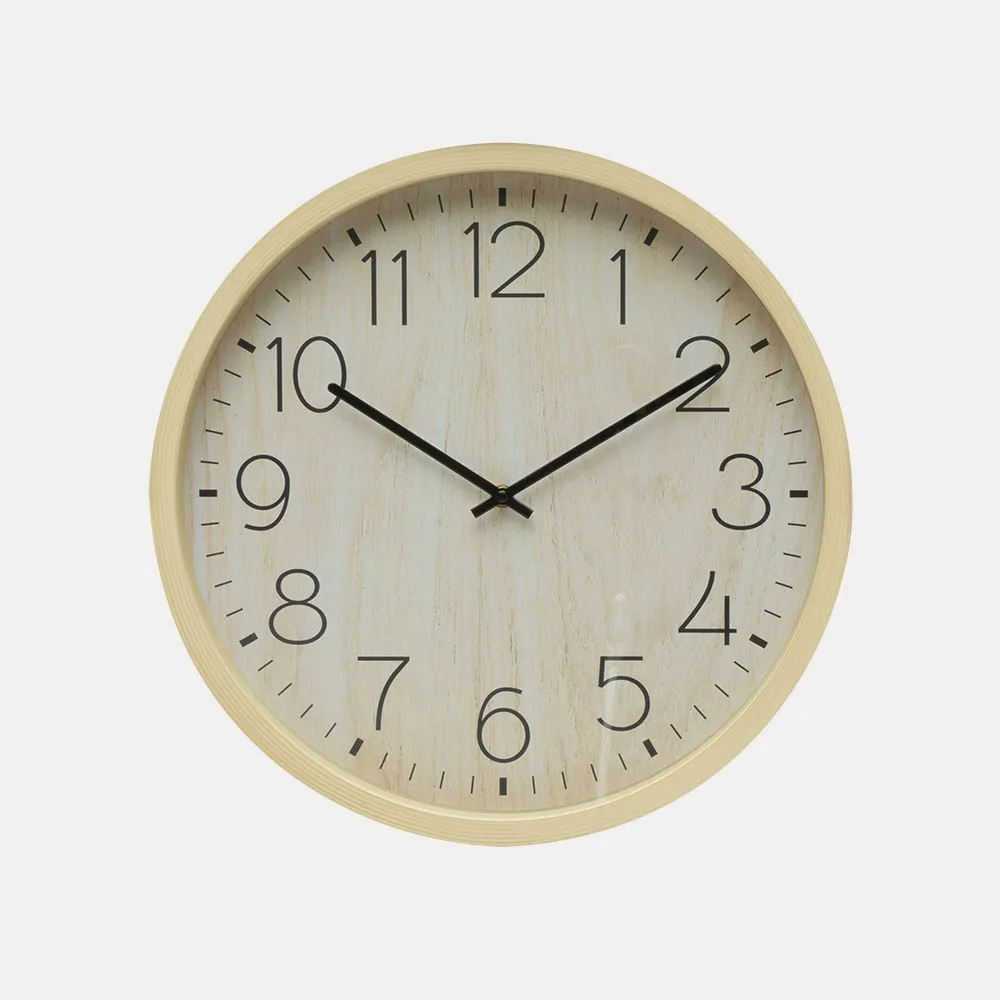 Reloj De Pared Padron Haya 41x41x5 Cm Movimiento Continuo
