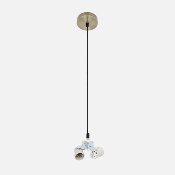 Arm. Pendant light Cara 3xe27 Leather M10 Regx10x10 Cm