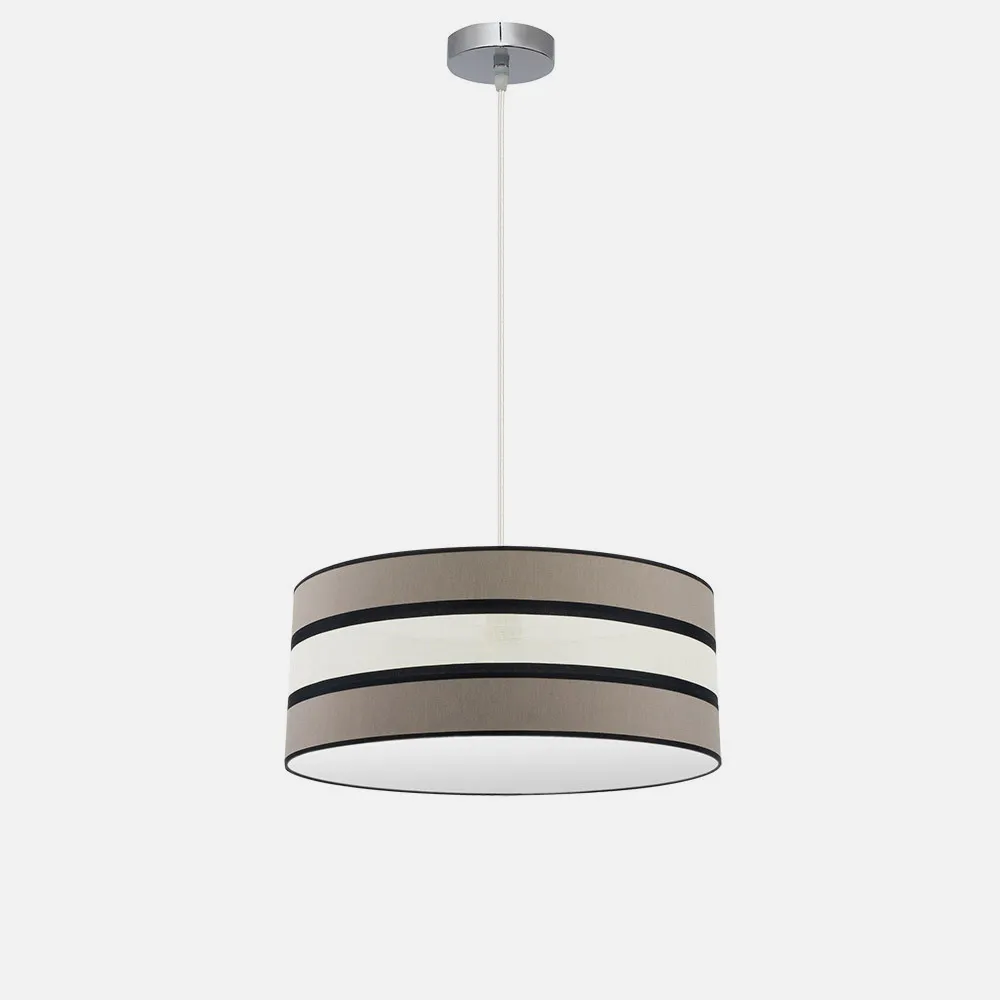 Colgante Karla 2xe27 Topo/beis Regx50x50 cm