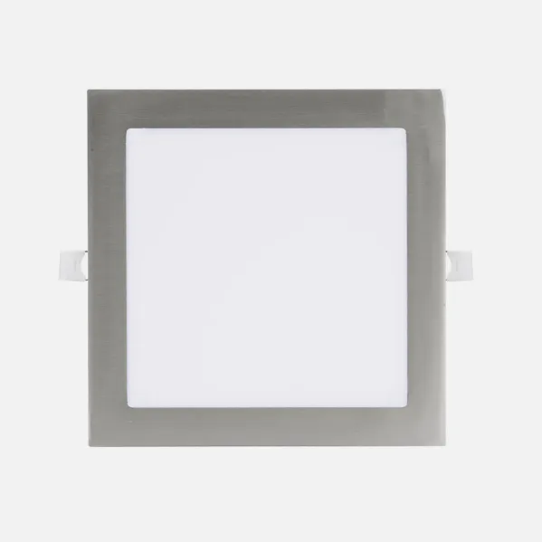 Recessed Downlight Abaco 18w 3000-4000-6500k Nickel 1620lm Square 1,3x22,5x22,5cm Cut-out 20d