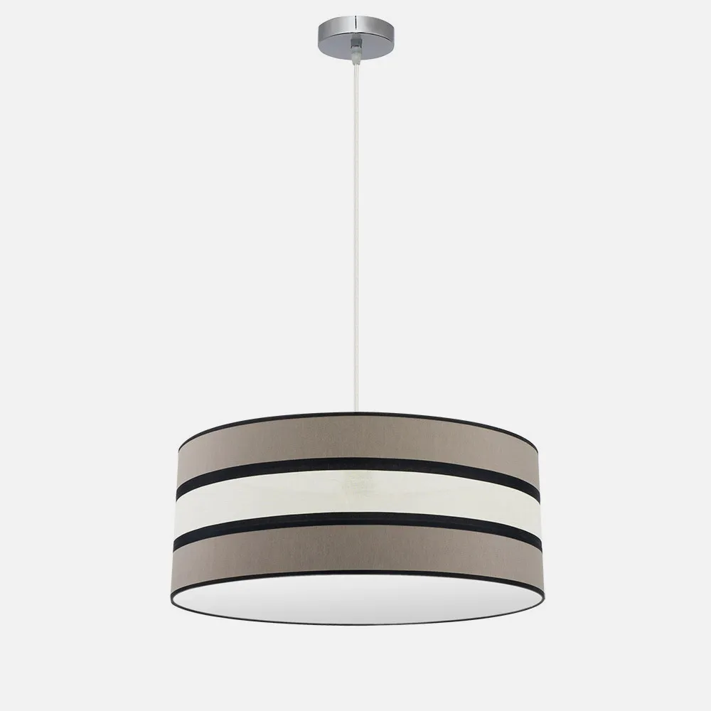 Colgante Karla 3xe27 Topo/beis Regx60x60 Cm
