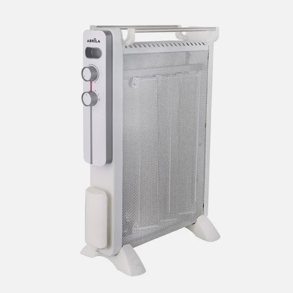 Radiador Mica Caicos 1500w 3 Elem Blanco/gris 3potencias Prot. Sob. Calent. Antivuelco 63,5x45x21 Cm