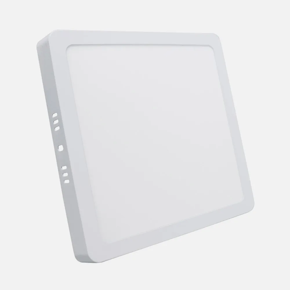 Downlight Superficie Cuadrado Selenita 12w 6500k Blanco 1080 Lm 2,8x17x17 Cm