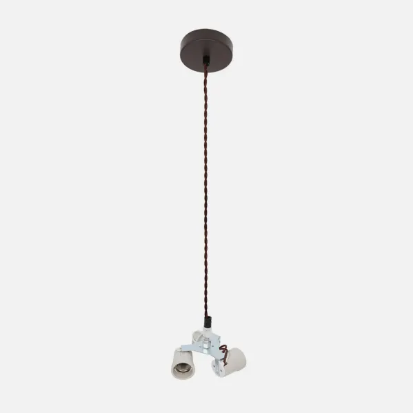 Arm. Pendant light Cara 3xe27 Brown M10 Regx10x10 Cm