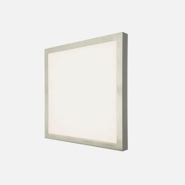 Plafon 36w 4000k  3,5x40x40 Cm Plano Niquel 3060lm