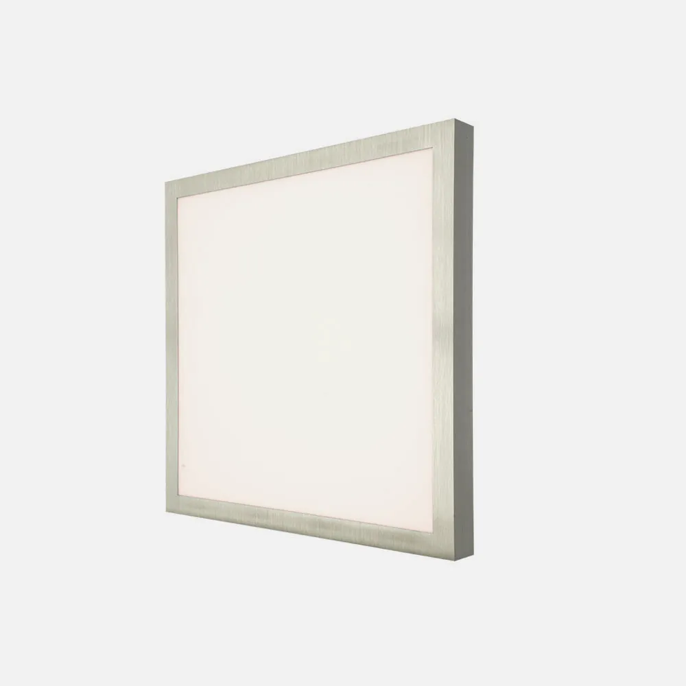 Plafon 36w 4000k  3,5x40x40 Cm Plano Niquel 3060lm