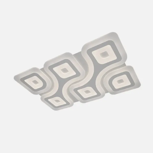 Plafon 208w 3000k, 4000k, 6500k Blanco Columba 5x82x52cm 28080lm Regulable, Memoria y C. Remoto