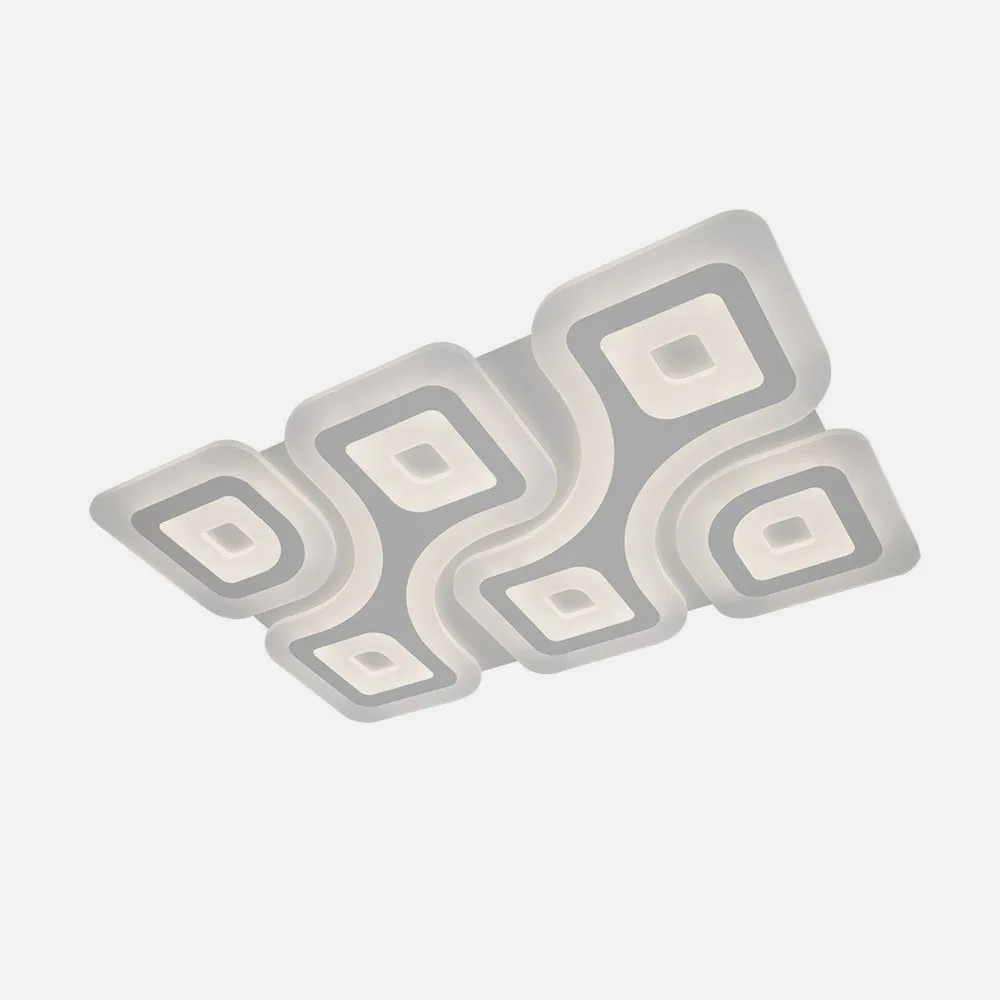 Plafon 208w 3000k, 4000k, 6500k Blanco Columba 5x82x52cm 28080lm Regulable, Memoria y C. Remoto