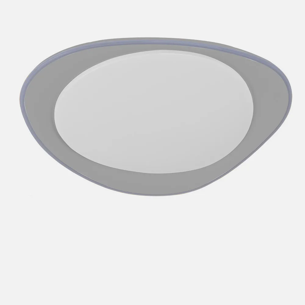 Lâmpada de tecto 72w Daire Grey 3000-4000-6500k 5616lm 7x55x55cm Remote+reg.int+memory