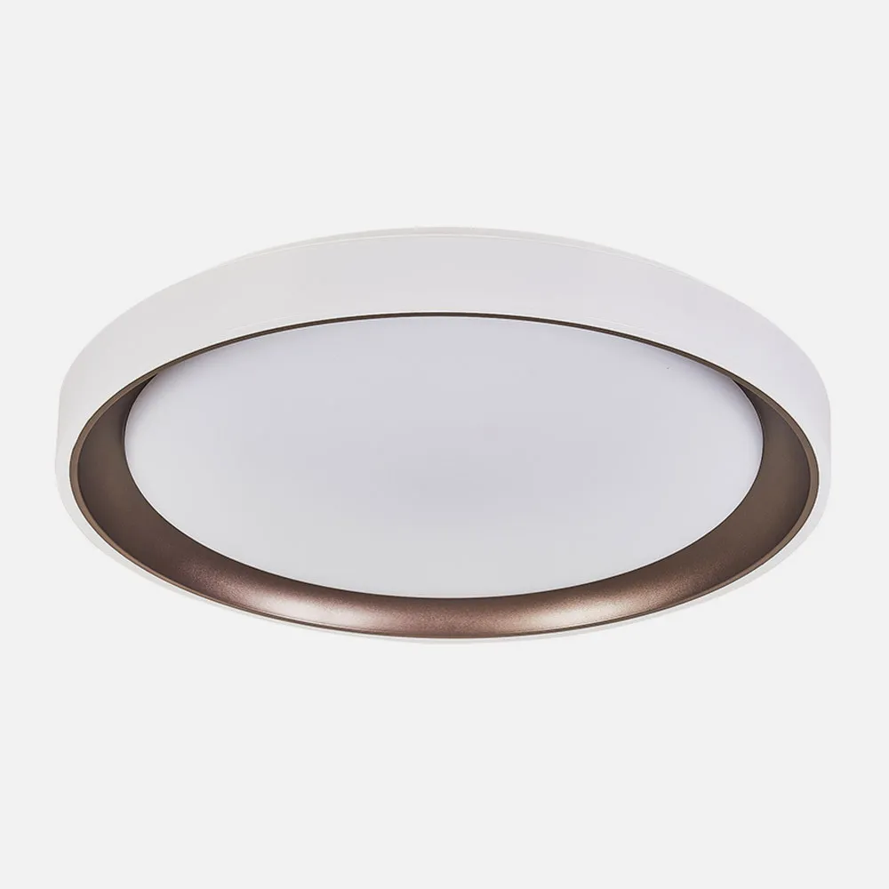 Plafon Luanda 72w 3000-4000-6000k Marron 7x49,5x49,5 Cm 7200lm Reg.intens. C.remoto C/memoria