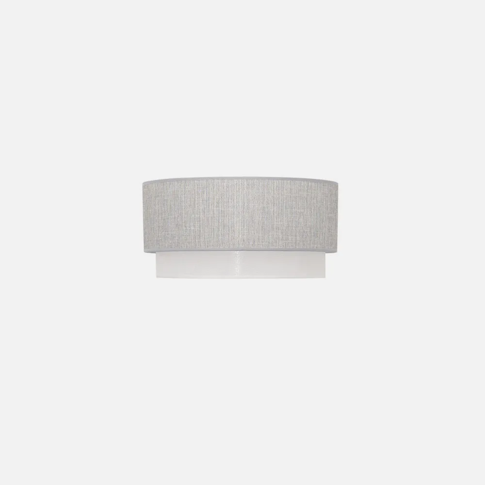 Pantalla Colgante Kenya M10 Gris/blanco 40Dx38dx22h Difusor Incluido