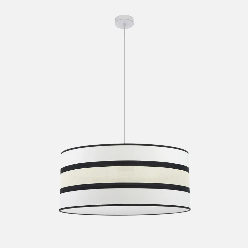 Colgante Karla 3xe27 Blanco/beis Regx60x60 Cm