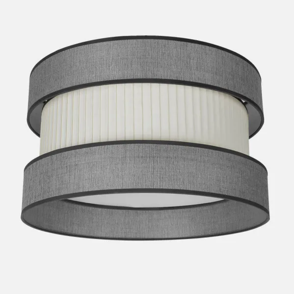 Pantalla Colgante Home M10 Gris-beis 60dx60dx25h Difusor Incluido
