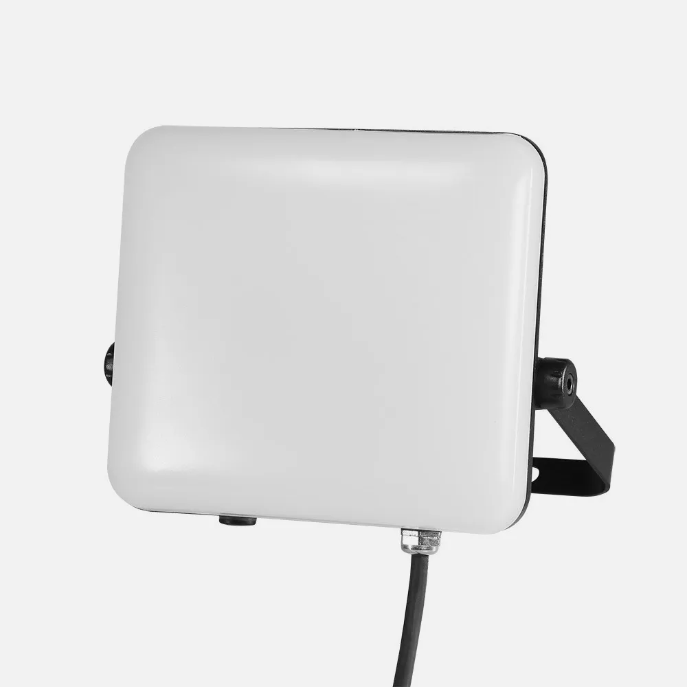 Proyector Destello 20w 6500k Blanco/negro 1800lm 90º  Ip65 10x12x3,6 Cm