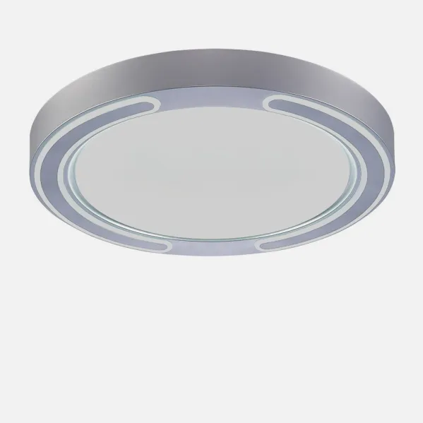 Plafon 72w Asher Plata 3000-4000-6500k 5616lm  6x50x50cm Remoto+reg.int+memoria