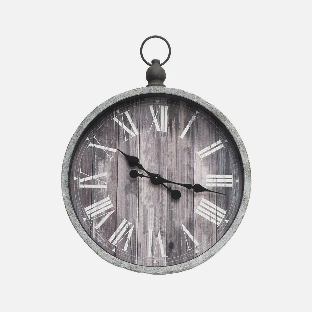 Reloj De Pared Velvet Rustico 44x37,5x6cm Agujas Retro