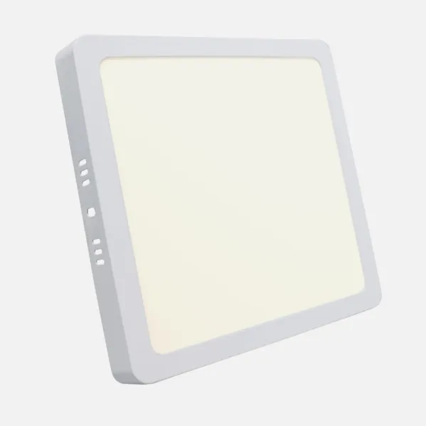 Downlight Superficie Cuadrado Selenita 6w 4000k Blanco  540 Lm 2,8x12x12 Cm