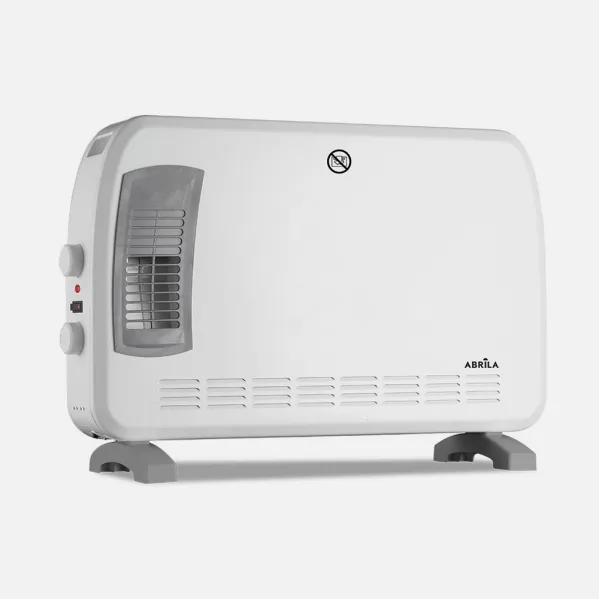 Convector heater Bengala 2000w White/grey 3 power levels, Turbo function, dimmable safety thermostat, carry handle 42,5x61x20,5cm