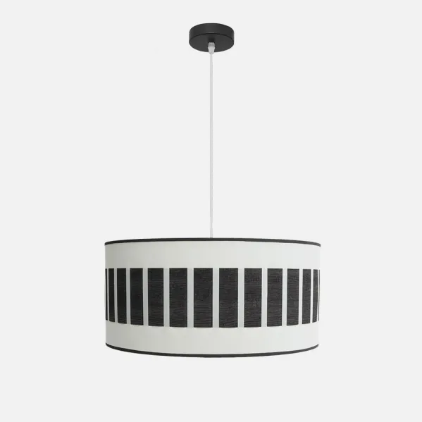 Blanco/Madera Negra