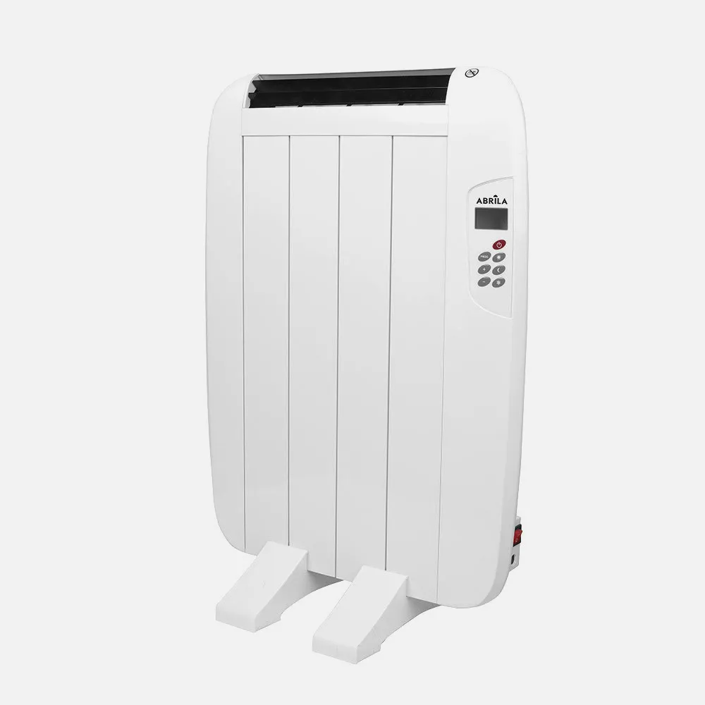 Emisor Termico Gaban 600w X en Aluminio Blanco Lcd Temporizador Mural/portatil 58,5x44x5,5 Cm