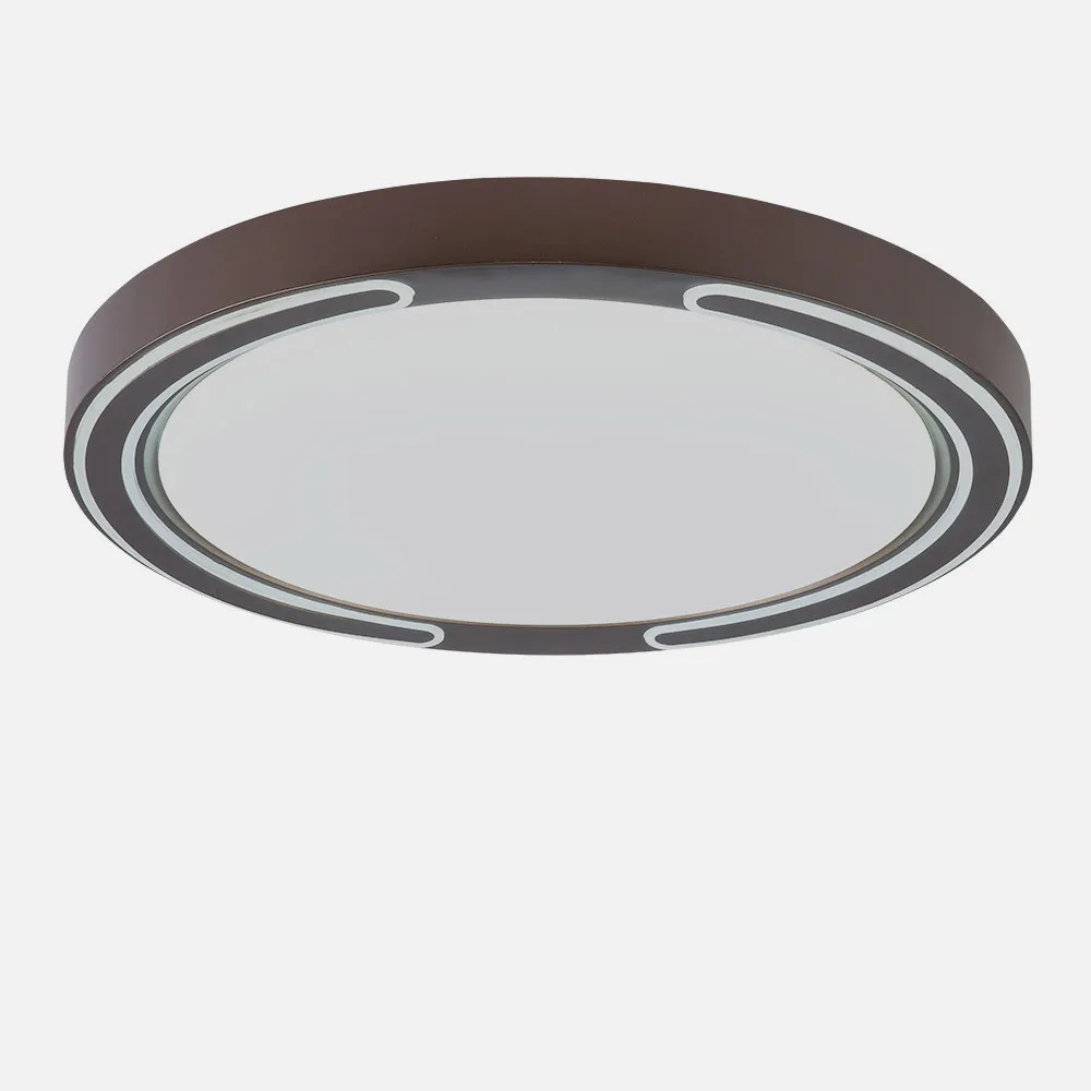 Lâmpada de tecto 72w Asher Marron 3000-4000-6500k 5616lm 6x50x50cm Remote+reg.int+memoria