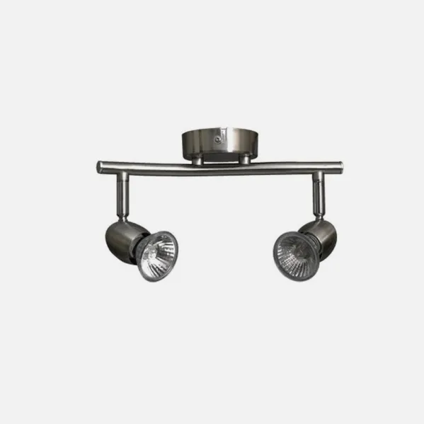 Lâmpada de Níquel Níquel 2xgu10. LED incl 15x26