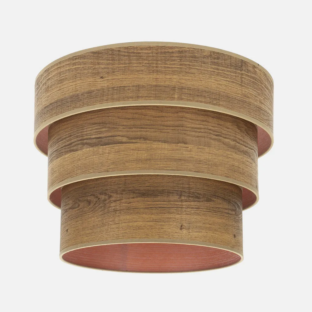Pantalla Colgante Triple Smile M10 Madera Oscura 50dx40dx28h