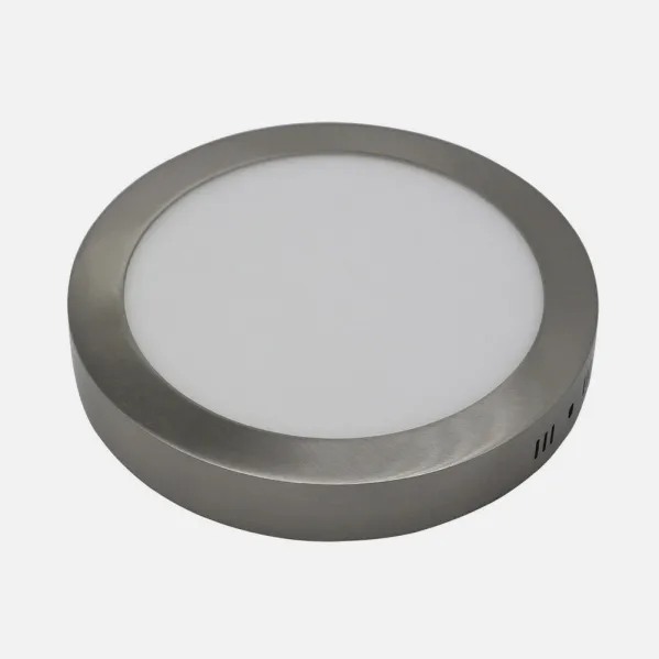 Downlight Surface Diorite 12w 3000k-4000k-6500k Nickel 1080lm 3,5x17x17 Cm