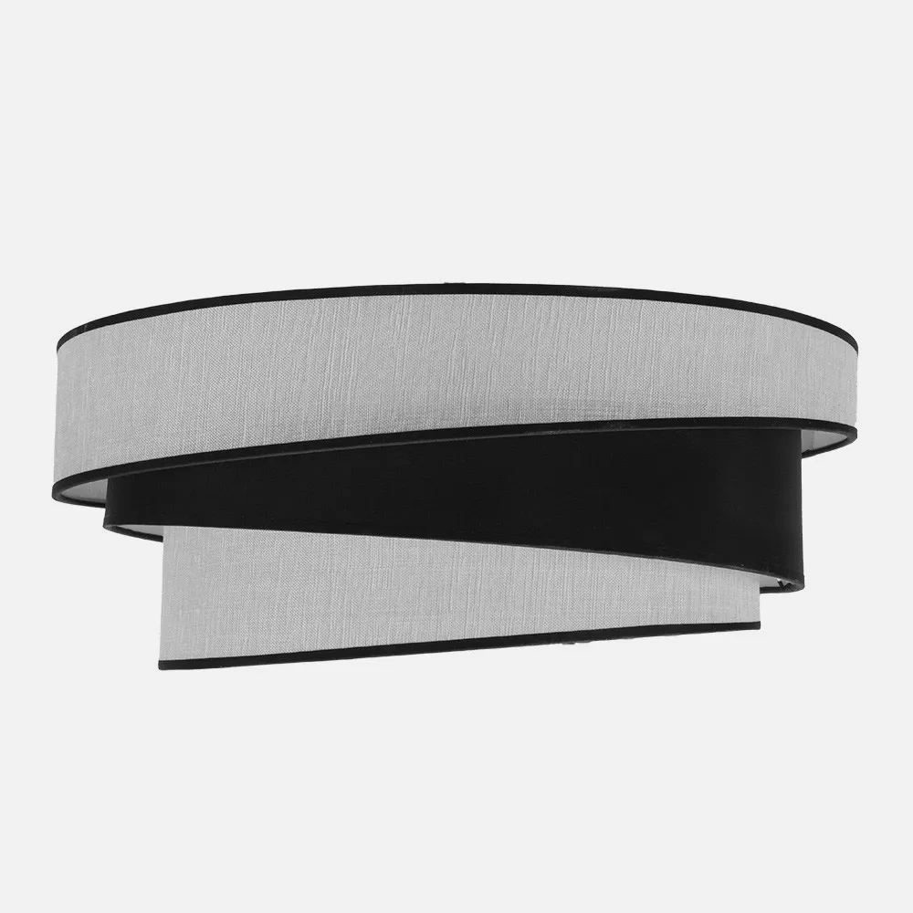 Pantalla Colgante Hara M10 Blanca/negra 50dx40dx22h Difusor Incluido