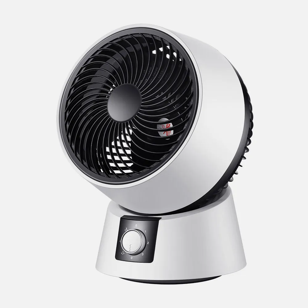 Ventilador Sobremesa Gavilan Blanco/negro 35w 3vel Orientable Fijo Y Rotat.35,5x26,5x25,7cm