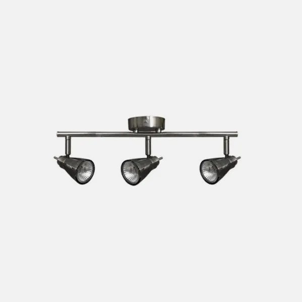Bomba de Strip Spotlight Tabernas Nickel 3xgu10. LED incl 15x50