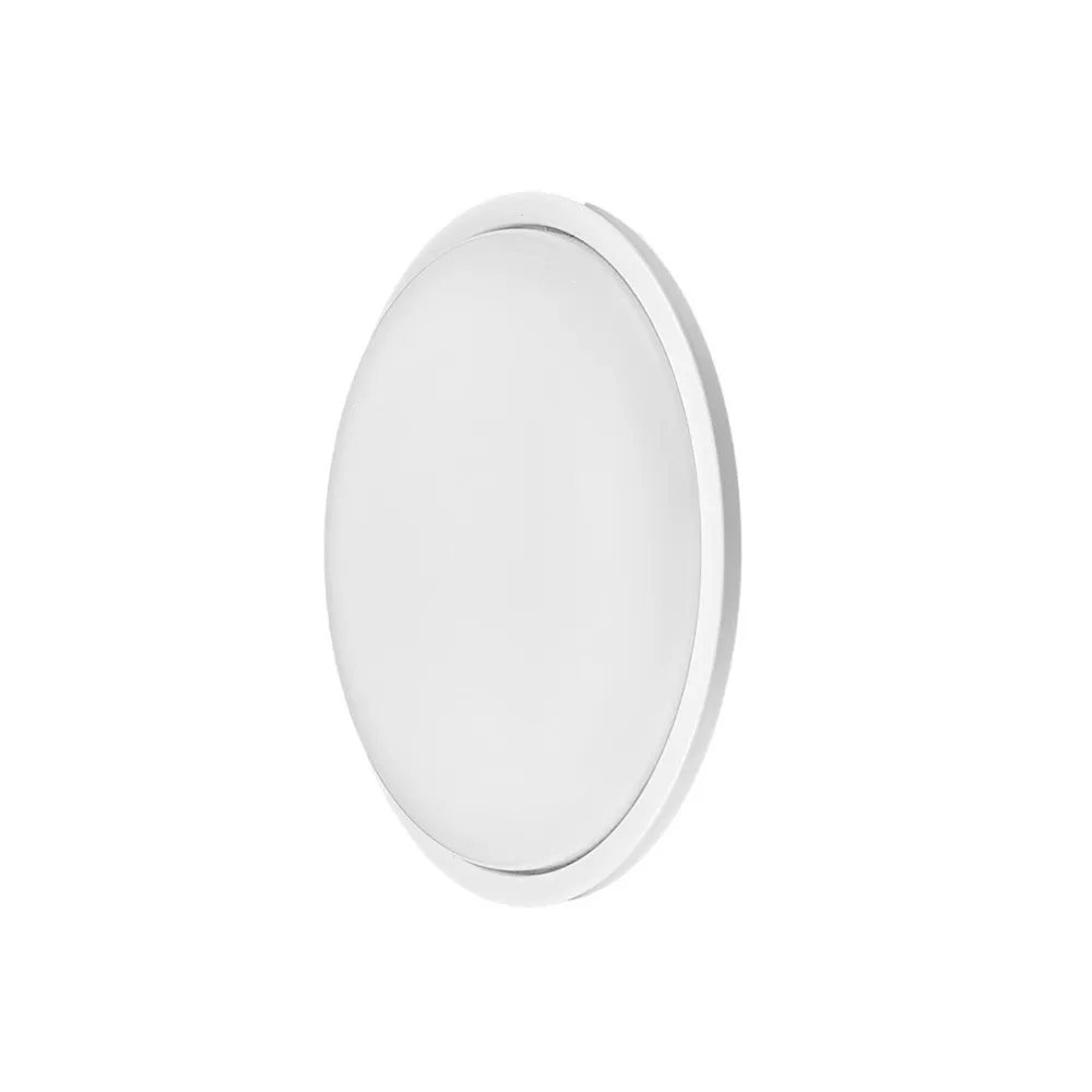 Aplique 12w 6500k Pirineo Redondo Blanco Ip54 1176lm 16,5x16,5x5,5cm