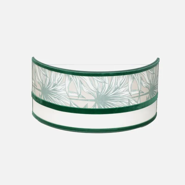 Wall light Caledonia 1xe27 White/green 15,5x33x13cm