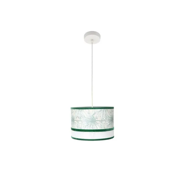 Colgante Caledonia 1xe27 Blanco/verde Regx30x30cm