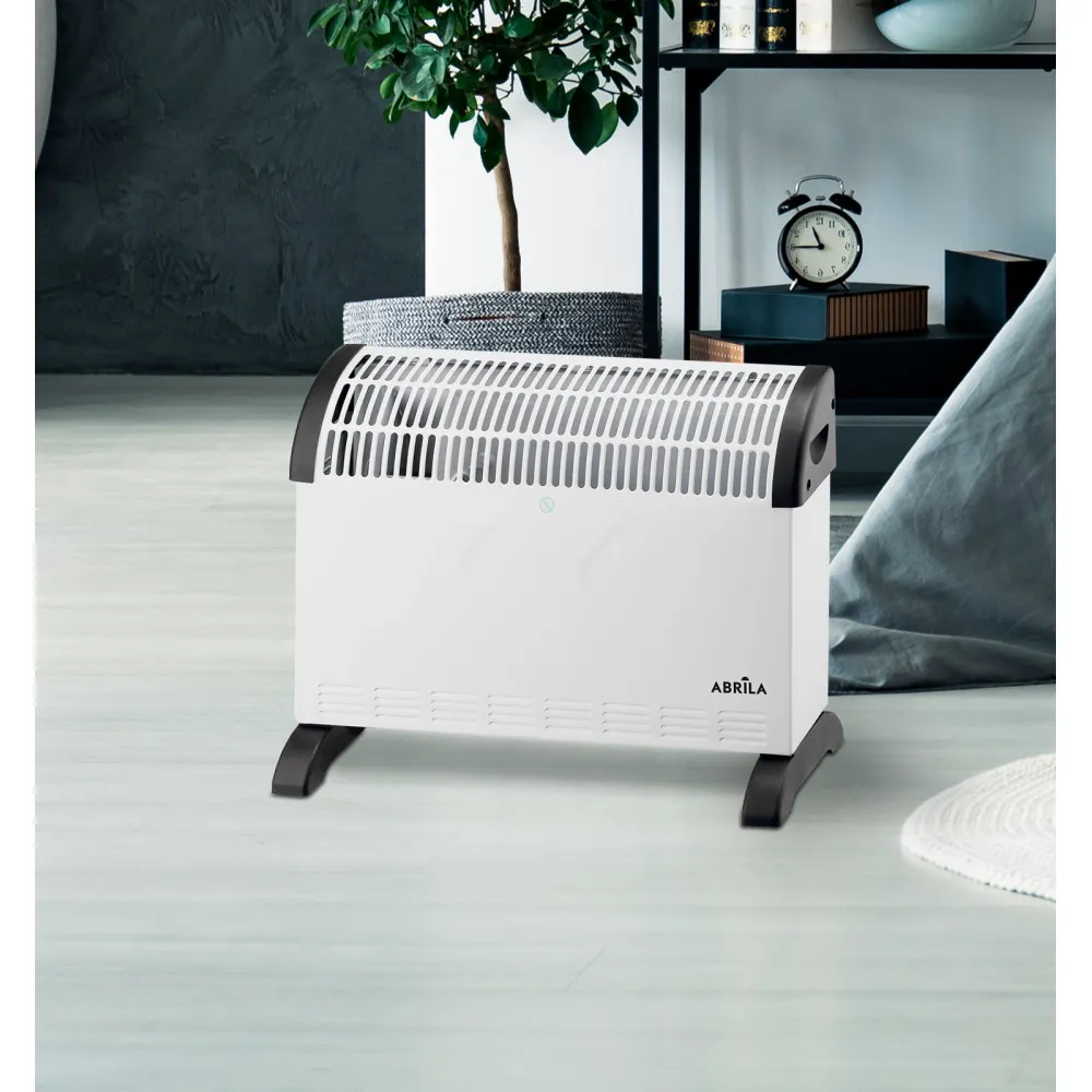 Convector Falla 2000w Blanco 3potencias Termost.regulable, Protecc.sobrecalentamiento,Asa Y Funcion Turbo 39x53x20cm