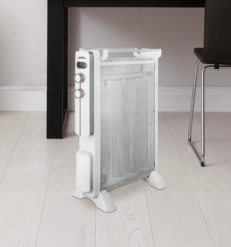 Radiador Mica Caicos 1500w 3 Elem Blanco/gris 3potencias Prot. Sob. Calent. Antivuelco 63,5x45x21 Cm