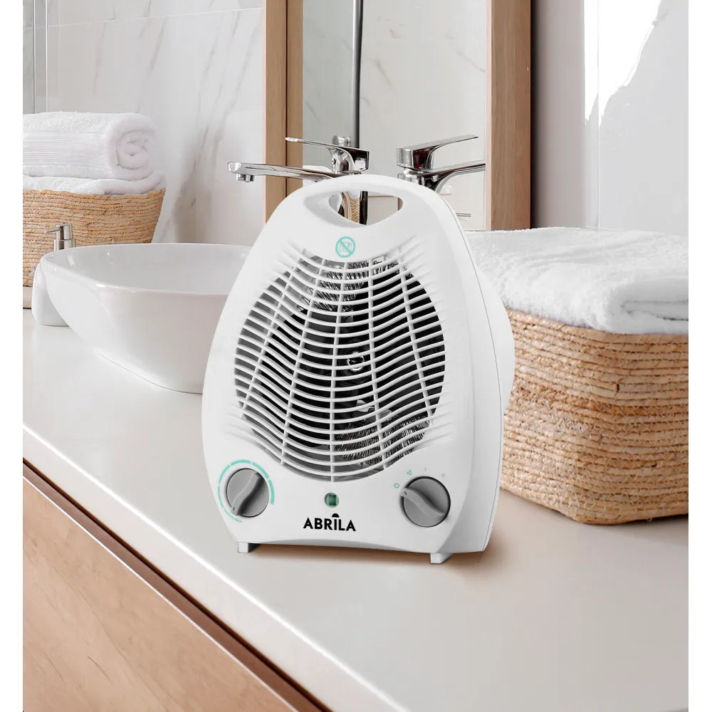 Termoventilador Electrico Candil 2000w Blanco Termostato Reg. 2Potencias 3Funciones, Sist. Seguridad 29,5x21,9x13,1cm