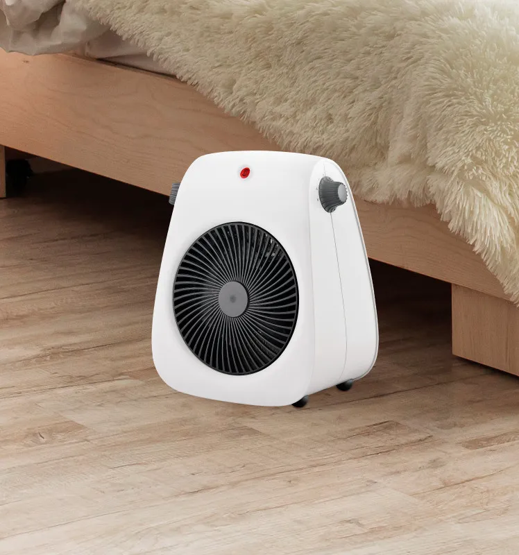 Termoventilador Electrico Estilo 2000w Blanco 2potencias 3funciones Termost.reg. Antivuelco Y Asa 26,8x21,2x14cm
