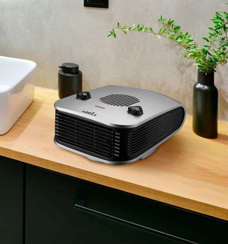 Termoventilador Ardor 2000w Plata/negro 2potencias 3funciones Termostato Regulabble Seguro15x24,5x32,5cm