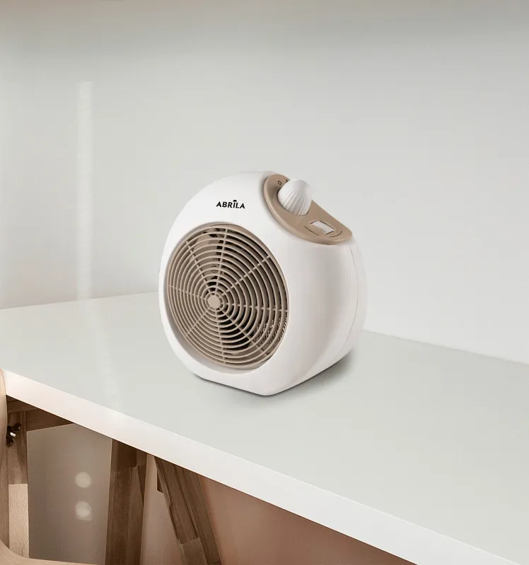 Termoventilador Elect.savona 2000w Blanco/beis Termost.reg. 2potencias 3funciones Sist.seguridad 24,5x25,5x14cm