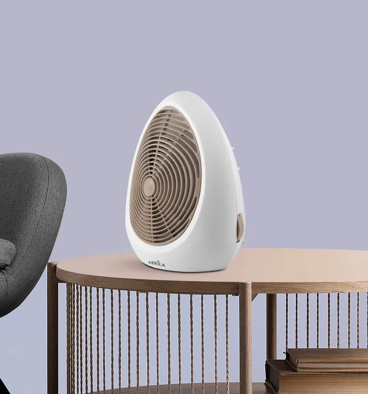 Termoventilador Elect.perugia 2000w Blanco/beis Termost.reg. 2potencias 3funciones Sist.seguridad 30,5x27x16cm