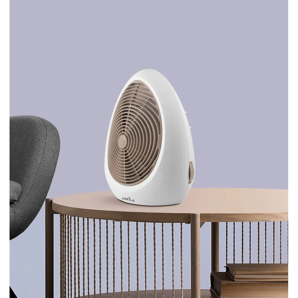 Termoventilador Elect.perugia 2000w Blanco/beis Termost.reg. 2potencias 3funciones Sist.seguridad 30,5x27x16cm