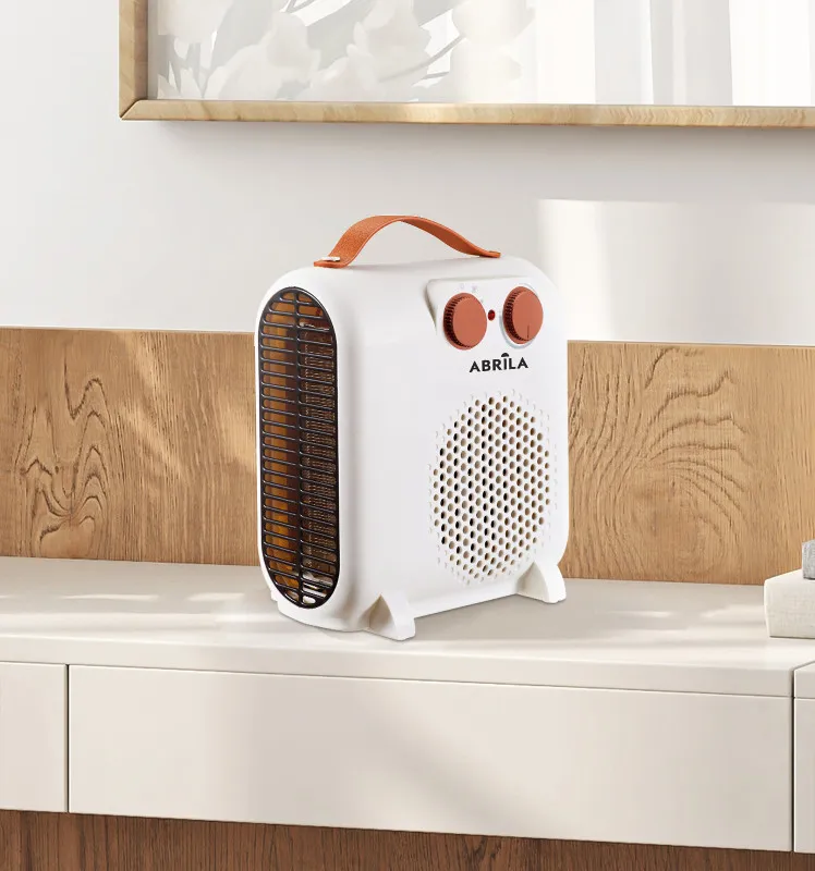 Termoventilador Elect.tundra 2000w Blanco/marron 2potencias  3Funciones Protecc.seg.luz Ind.24,8x23,3x11,7cm