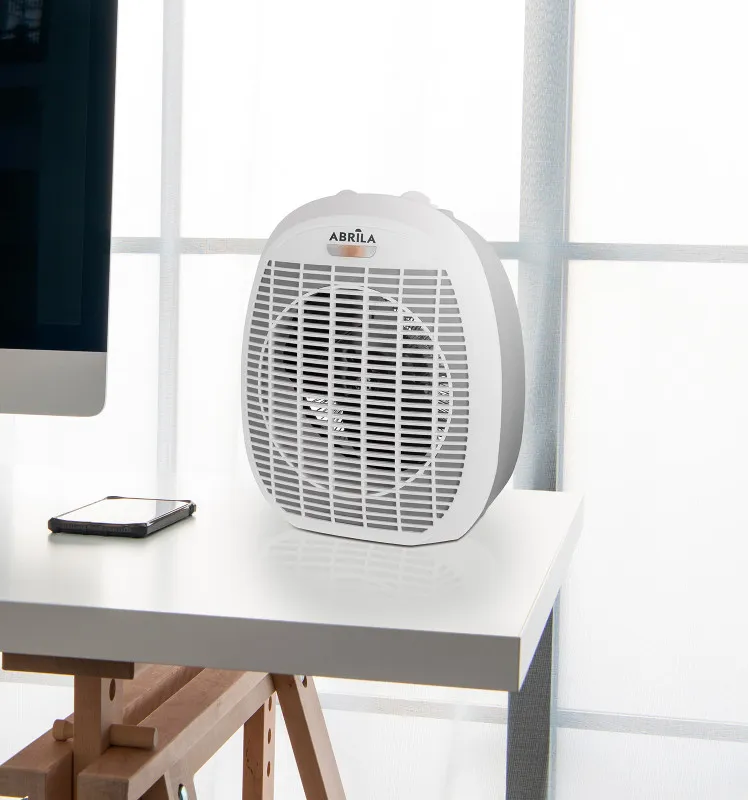 Termoventilador Elect.sudan 2000w Blanco/gris 2potencias 3Funciones Protecc.seg.luz Ind.26,8x22,7x13,9cm