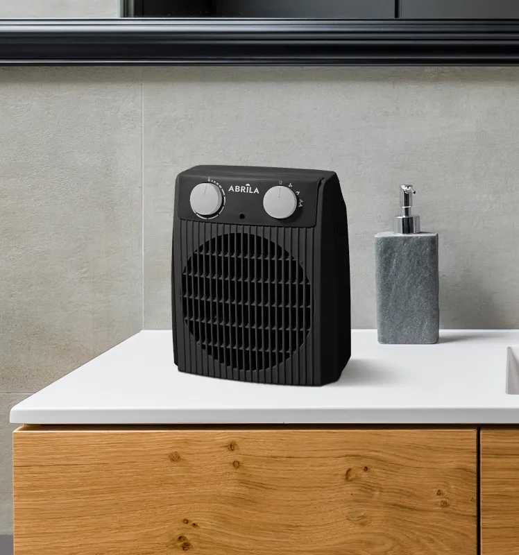 Termoventilador Elect.nairobi 2000w Gris/neg 2pot 3fun Prot.seg.luz Ind.22,9x19,4x13,3cm