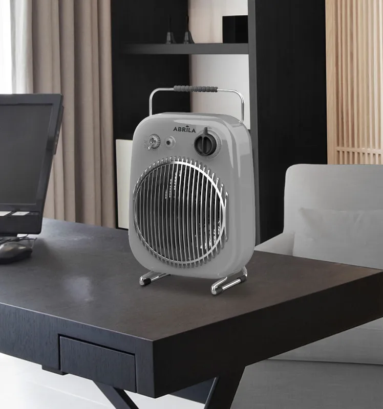 Termoventilador Elect. Martinica 2000w Gris/negro 2potencias 2funciones Antivuelco Termost.reg. Asa.35,4x21,8x15,5cm