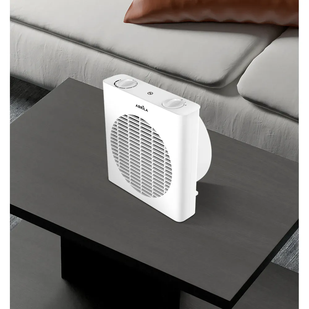 Termoventilador Elect.malta 2000w Blanco 3funciones Antivuelci Termost.regulabl.seg. Asa 22,5x21x13cm