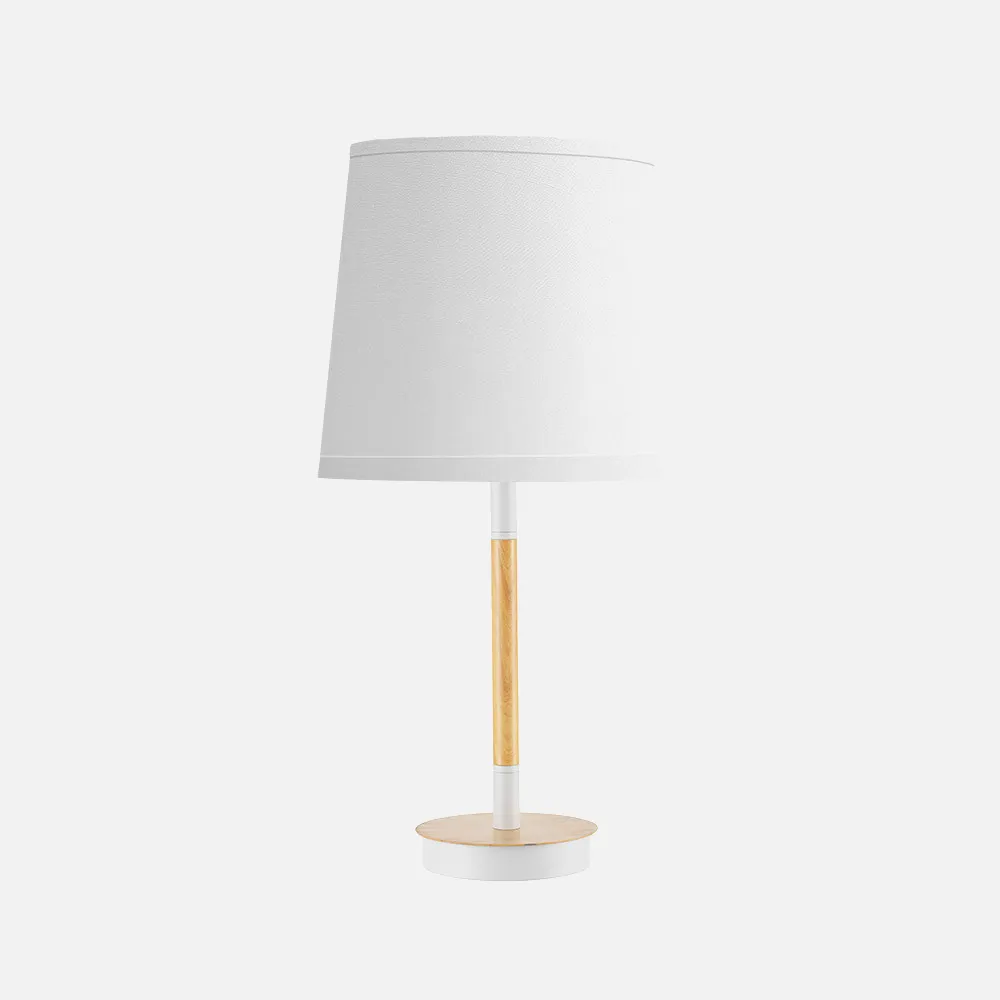 252571068 - Sobremesa Alondra 1xe14 Blanco-haya/blanco 45x25x25cm