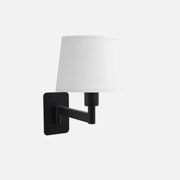 Wall light Cueza 1xe14 Black/white 24x15x28cm